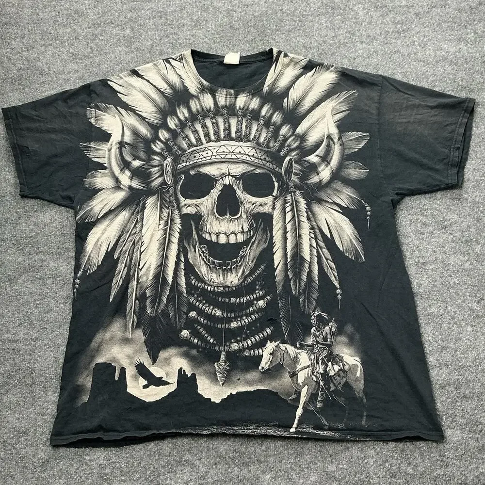 Y2K Native American Headdress Nature Men’s Size XXL